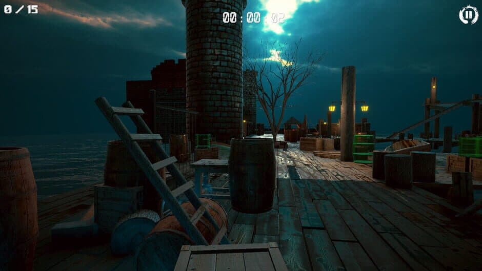 3D Puzzle: Old Sea Port screenshot 1