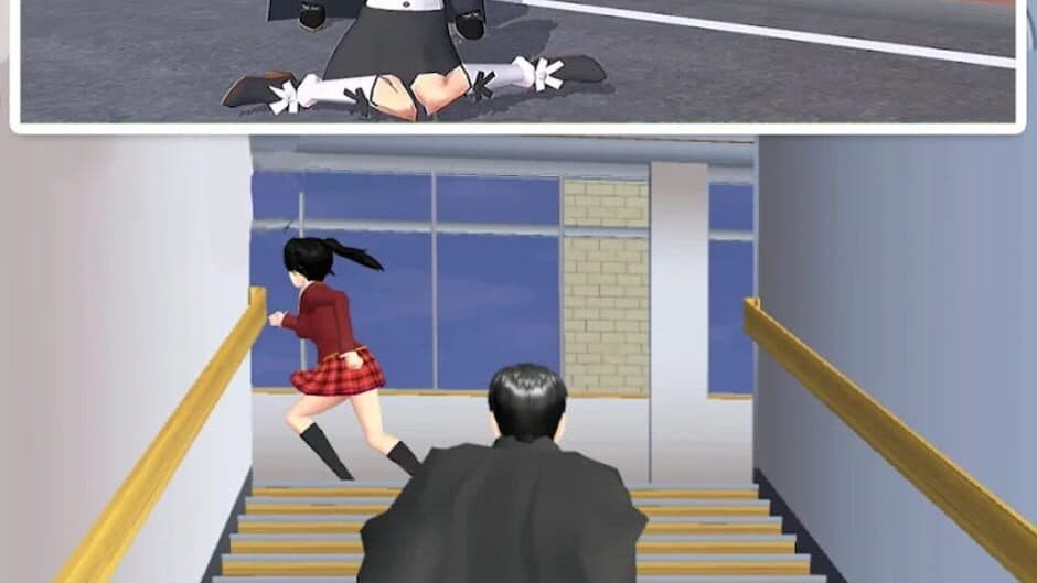Anime School Chase Sim screenshot 2