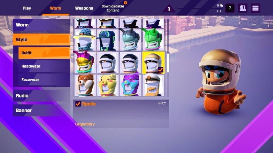 Worms Rumble: Spaceworm and Alien Double Pack screenshot 1