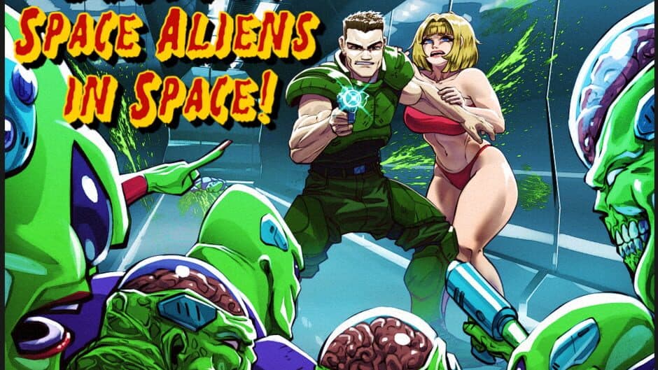 DOSMan: Space Aliens in Space! screenshot 4