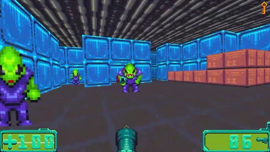 DOSMan: Space Aliens in Space! screenshot 6