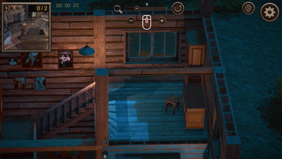 Hidden Vintage House Top-Down 3D screenshot 3