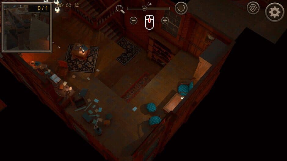 Hidden Old House Top-Down 3D screenshot 2