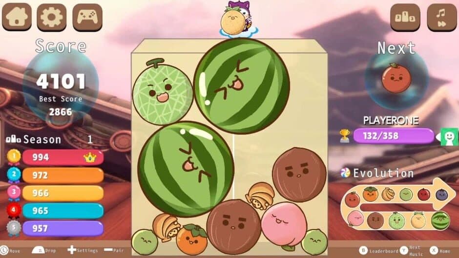 Tiny Watermelon Match screenshot 1