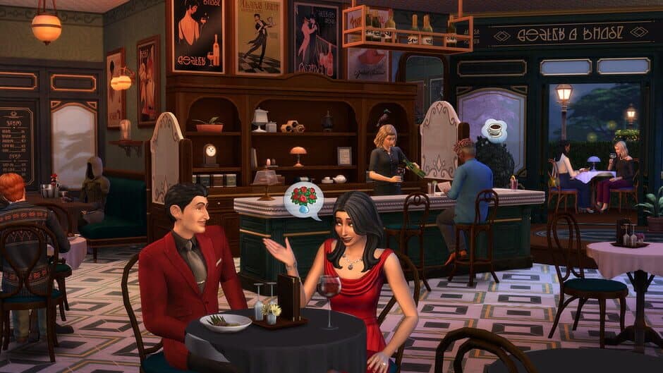 The Sims 4: Cozy Bistro Kit screenshot 1