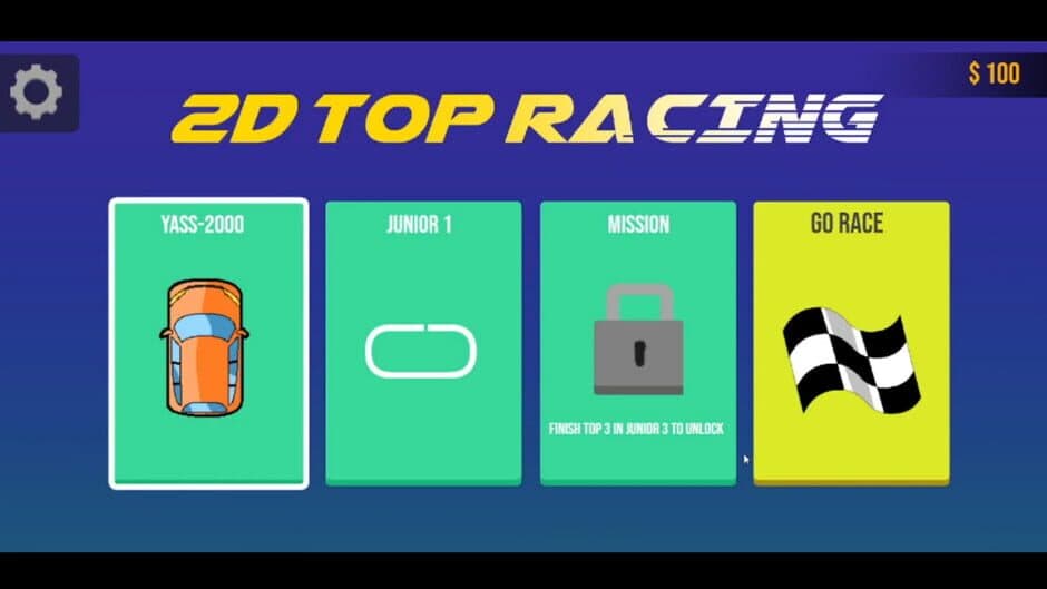 2D Top Racing screenshot 1