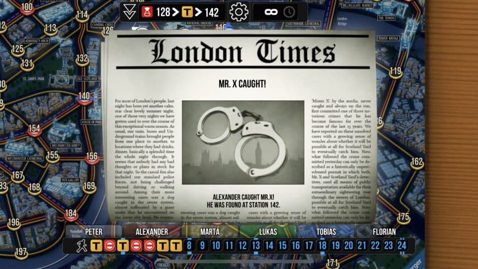 Scotland Yard screenshot 2
