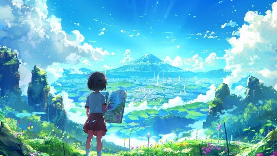 Rainbow Ascend: Anime Girls Go Up screenshot 2