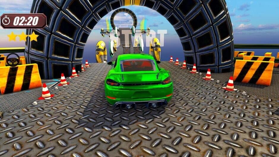 Racing Car Chaos: Extreme Stunt Showdown screenshot 1