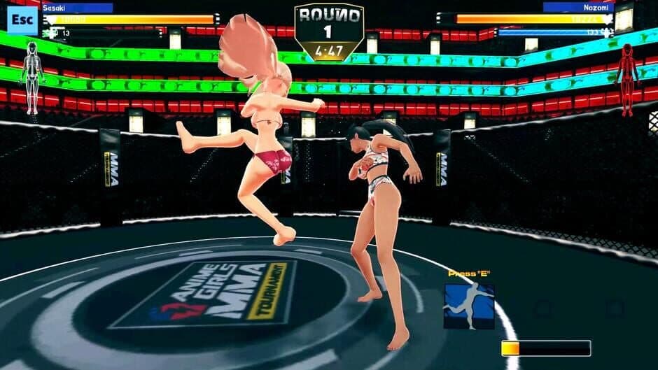 Anime Girls: MMA Tournament screenshot 1