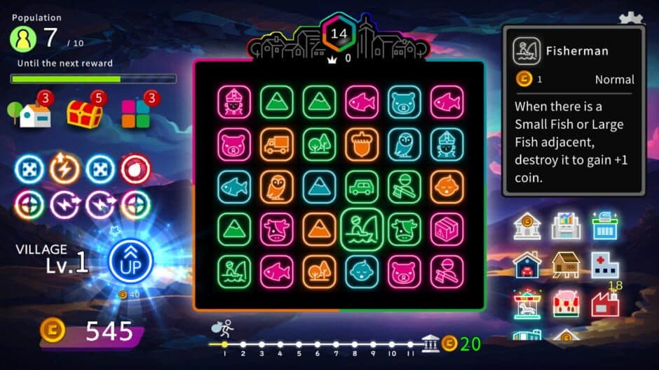 Neon Village screenshot 1