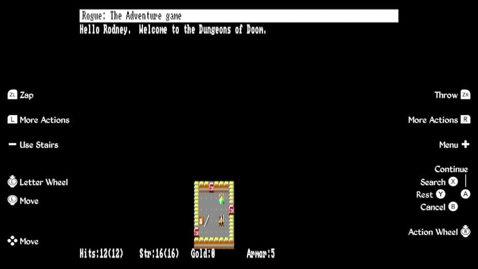 Epyx Rogue screenshot 1