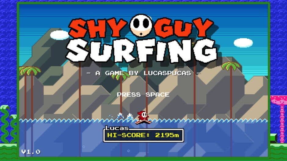 Shy Guy Surfing screenshot 2