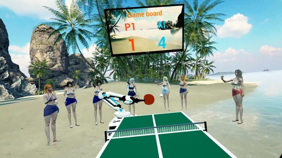 Beach Ping Pong Babes VR screenshot 3