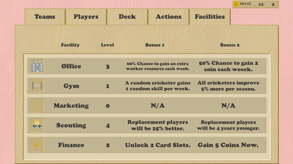 Cool Cucumber Cricket Manager screenshot 4