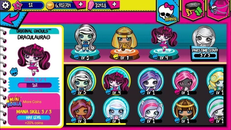 Monster High: Minis Mania screenshot 2