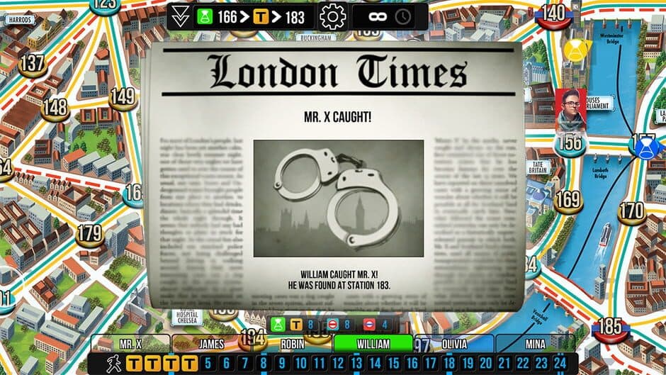 Scotland Yard: Hunting Mister X screenshot 3