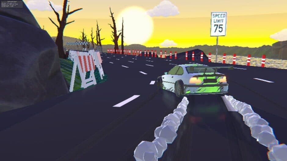 Pixel Retro Drift: Arcade Car Racing screenshot 2