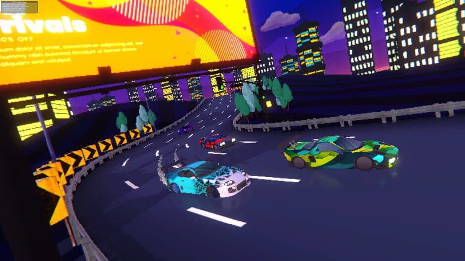 Pixel Retro Drift: Arcade Car Racing screenshot 3