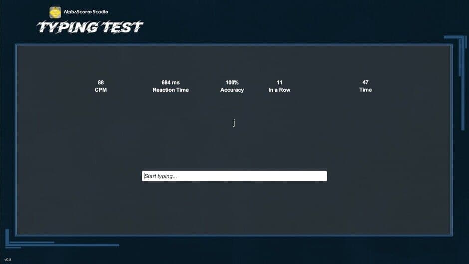 Typing Test screenshot 4