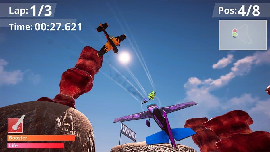 Sky Airplane Racer: Flight & Fight Simulator screenshot 4