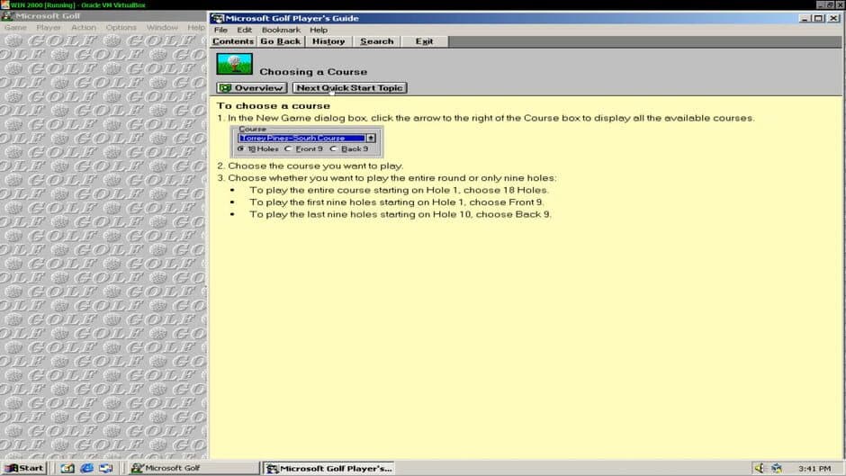 Microsoft Golf: Multimedia Edition screenshot 3