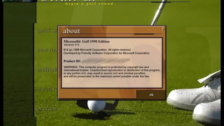 Microsoft Golf 1998 Edition screenshot 2