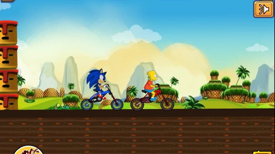 Sonic vs. Simpson screenshot 1