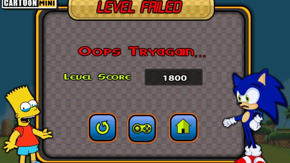 Sonic vs. Simpson screenshot 2