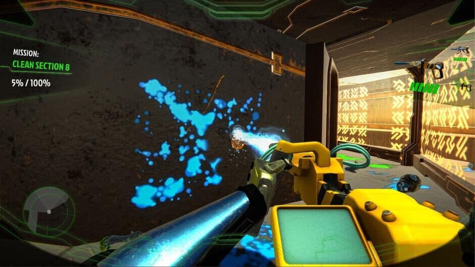Space CleanUp: Cosmic Robot Disinfector screenshot 1