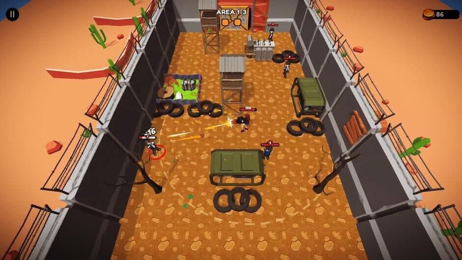 Anime Girls: Wasteland Shootout screenshot 1