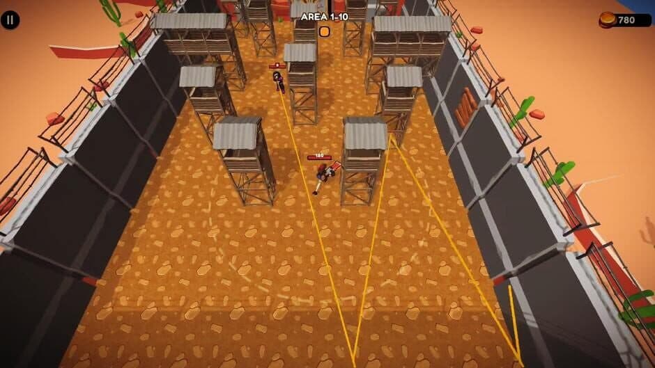 Anime Girls: Wasteland Shootout screenshot 2