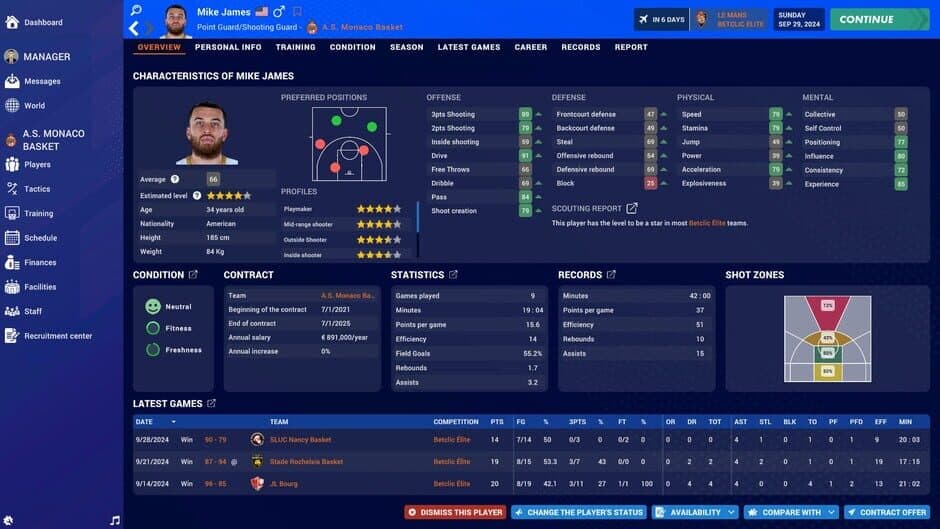 Pro Basketball Manager 2025 screenshot 3