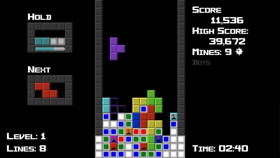 Tetrisweeper screenshot 3