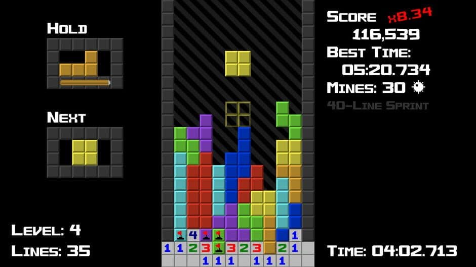 Tetrisweeper screenshot 5