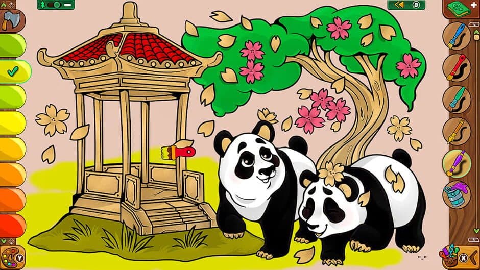 Coloring Pages: Lumberhill Tales screenshot 1