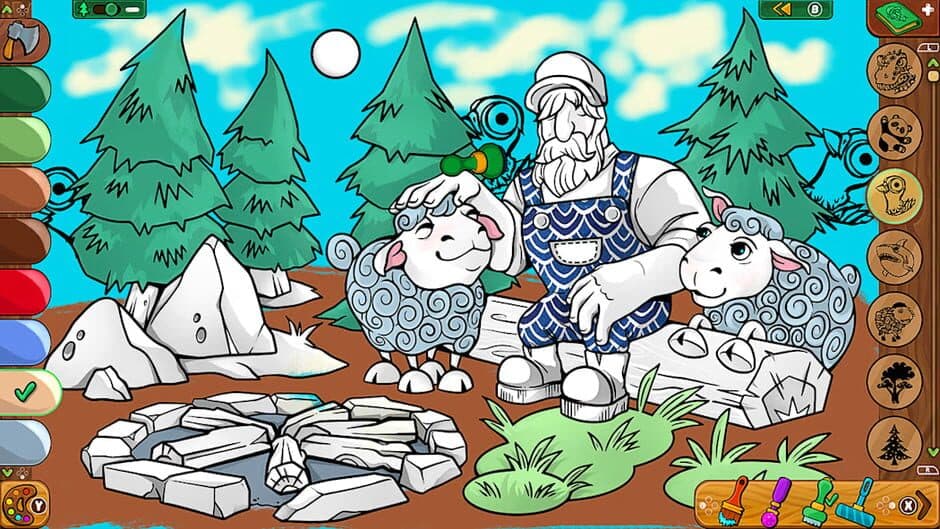 Coloring Pages: Lumberhill Tales screenshot 3