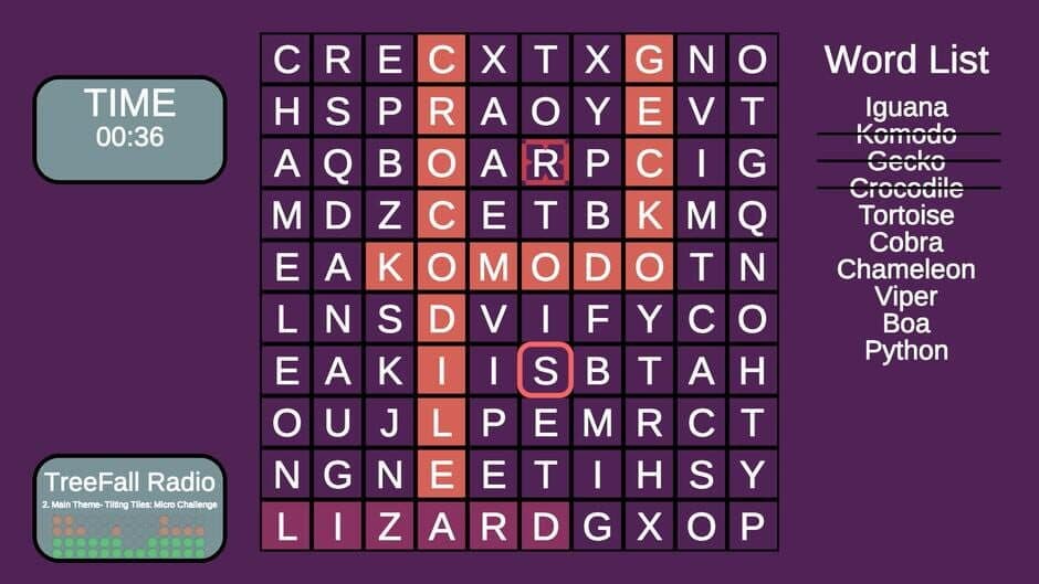 1-2-Whopping Word Search! screenshot 2