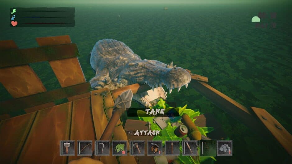 Survival Float Simulator: Crocodile Waters Craft, Raft, Build screenshot 4
