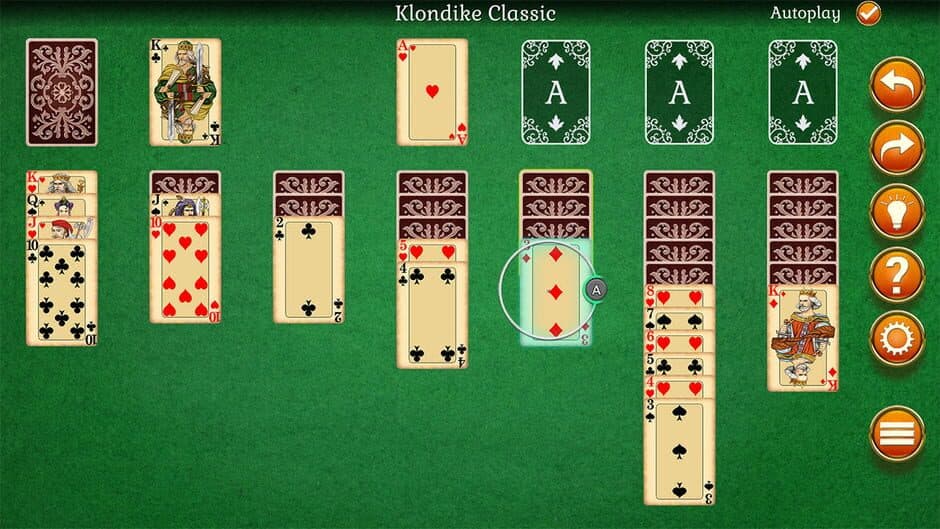Perfect Klondike Solitaire screenshot 1
