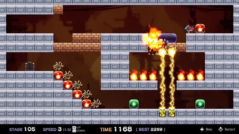 Crash Puzzle Hammer-San screenshot 1