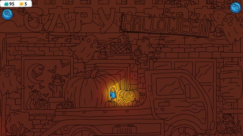 Hidden Capybaras with Orange and Pumpkins: Spooky Halloween Edition screenshot 2