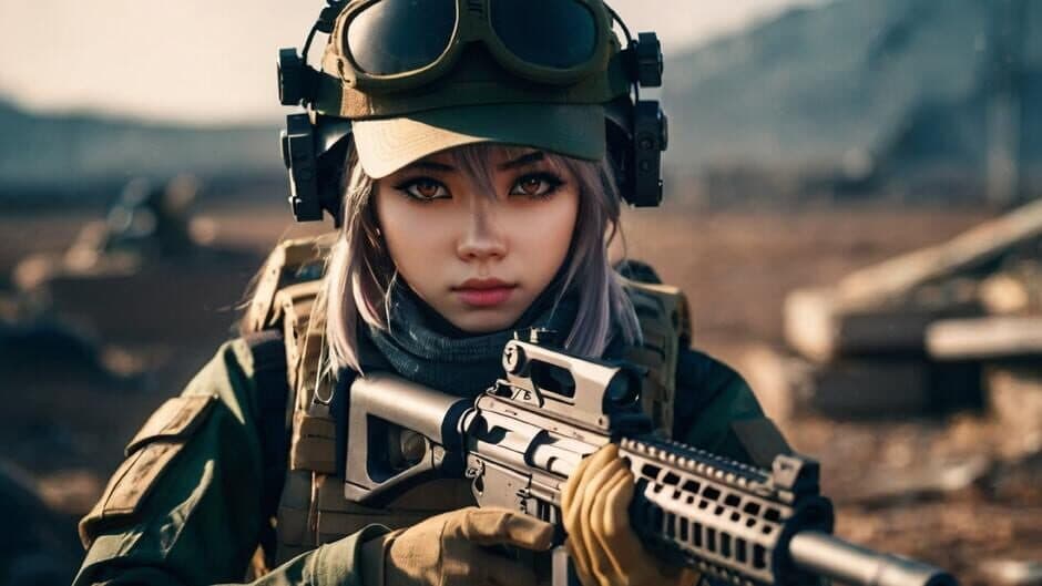 Anime Girls Military Strike screenshot 6