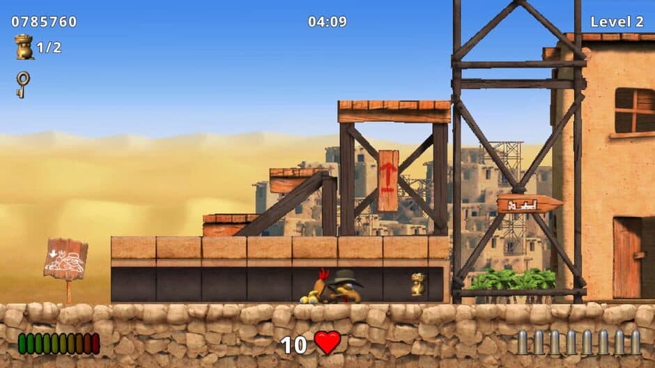 Moorhuhn Jump and Run: Traps and Treasures 3 screenshot 1