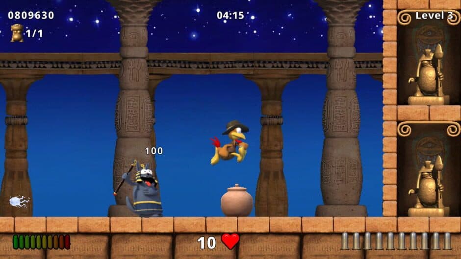 Moorhuhn Jump and Run: Traps and Treasures 3 screenshot 2