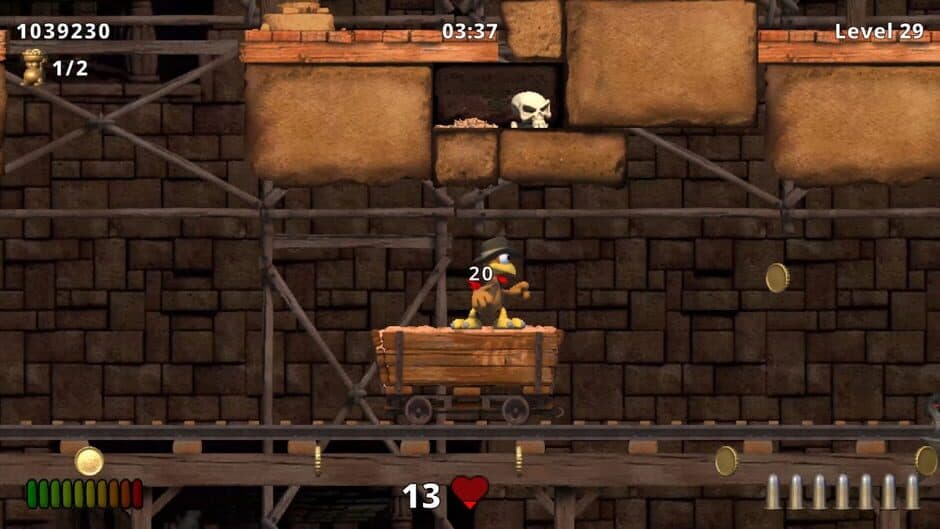 Moorhuhn Jump and Run: Traps and Treasures 3 screenshot 4