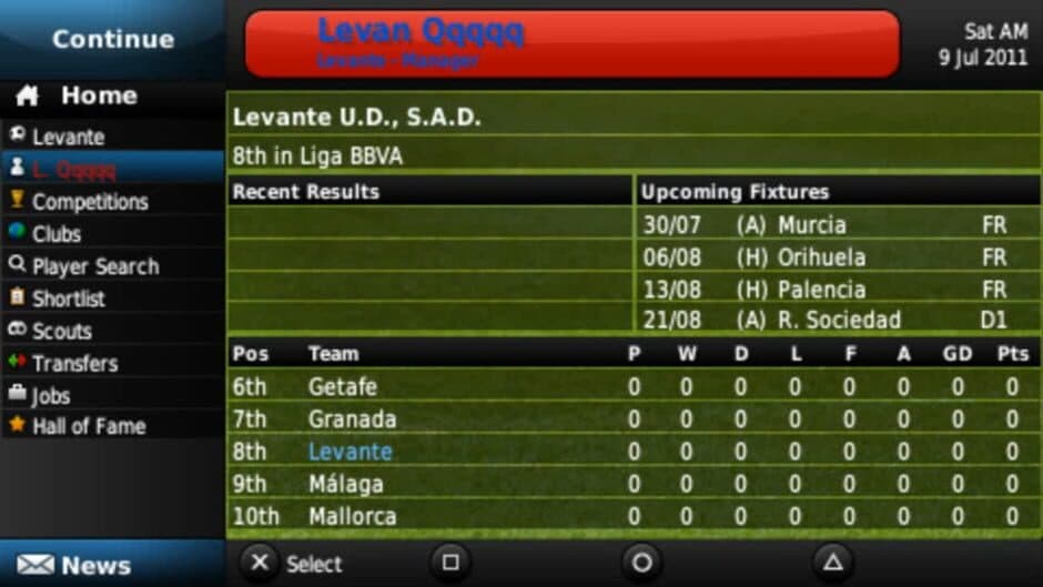 Football Manager Handheld 2012 screenshot 1