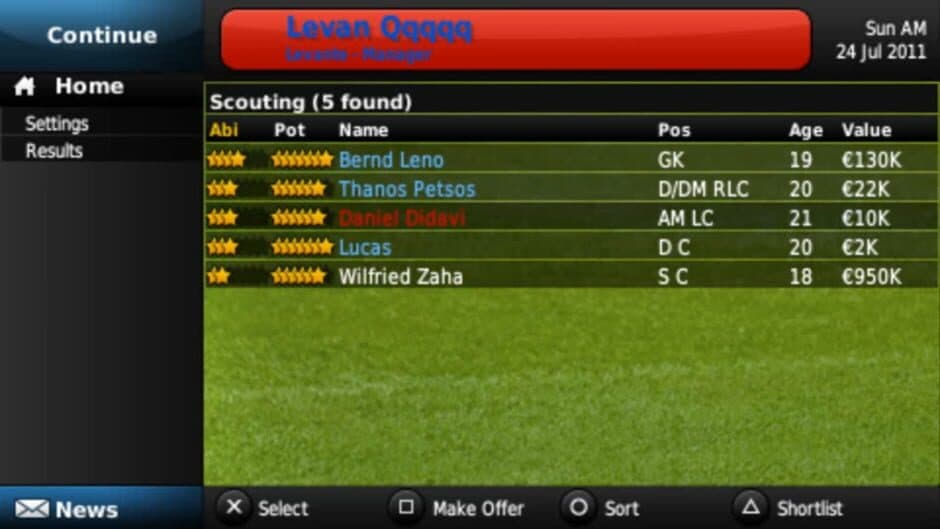 Football Manager Handheld 2012 screenshot 2