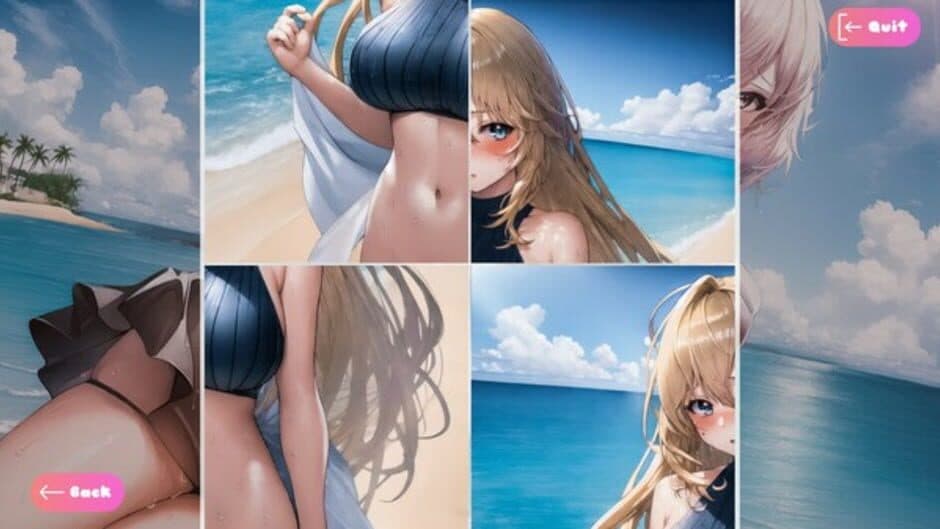 Senpai Puzzle: Waifu Summer screenshot 2