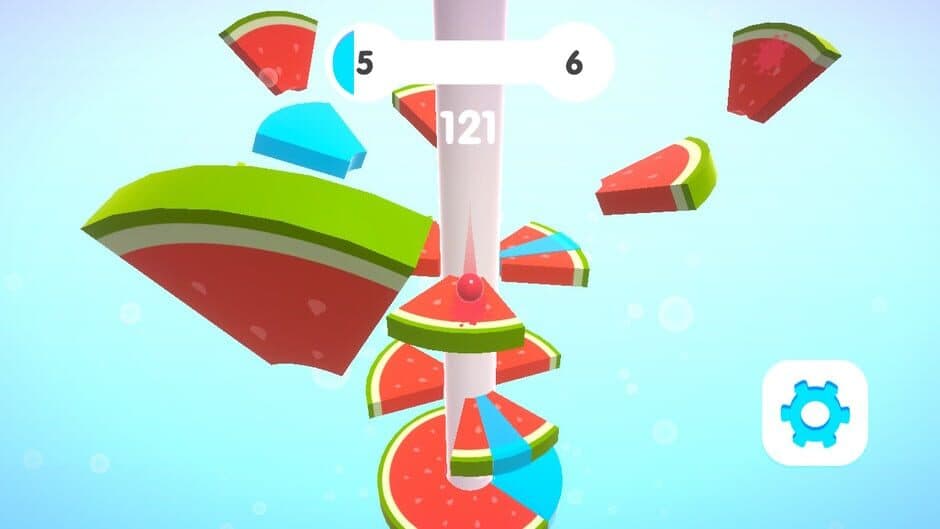 Helix Fruit Jump screenshot 1